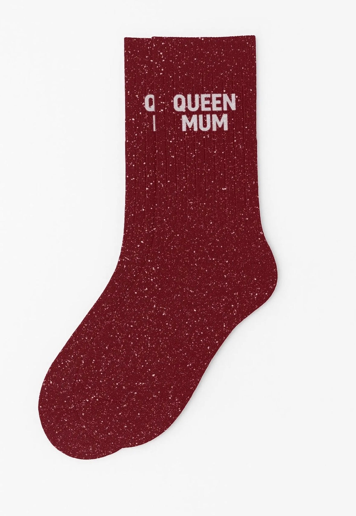 Chaussettes à Paillettes "Queen Mum" Cherry Pop