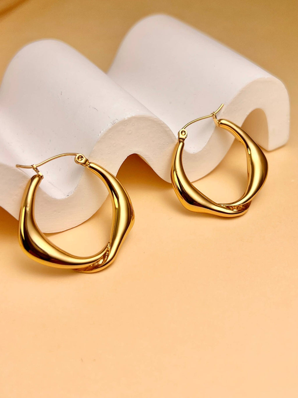 Boucles d’Oreilles Créoles Originales Acier Inoxydable