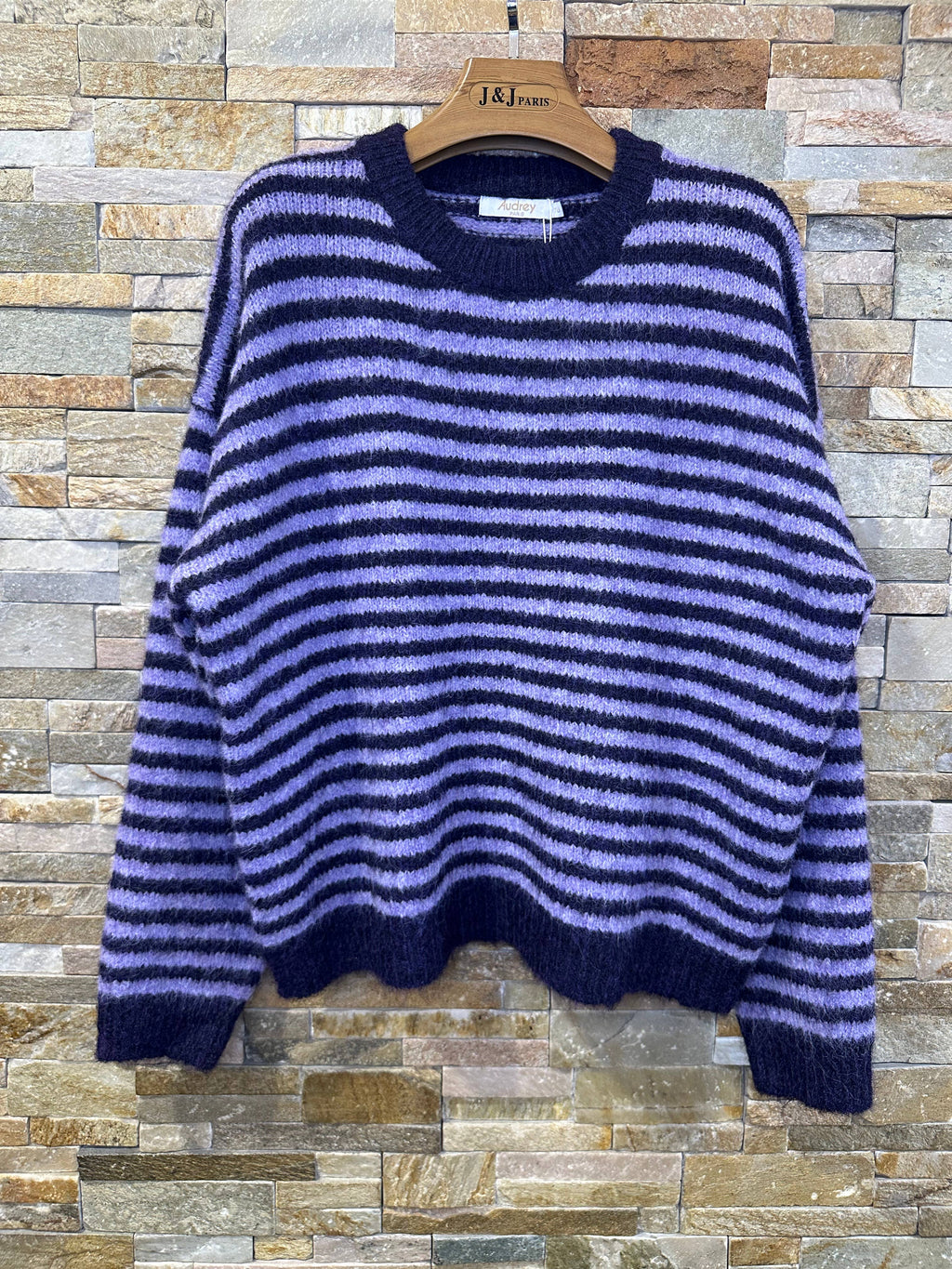 Pull Maille Rayé – Collection Intemporelle AP195
