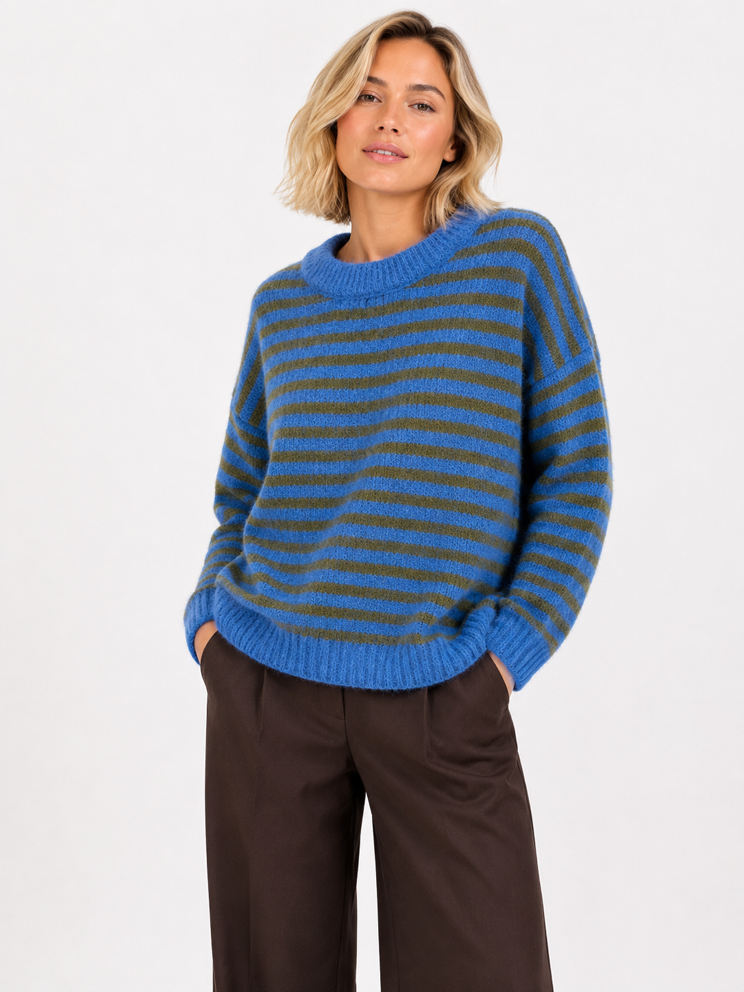 Pull Maille Rayé – Collection Intemporelle AP195