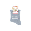 Chaussettes paillettes enfant 3-6ans "Bouille d'amour"