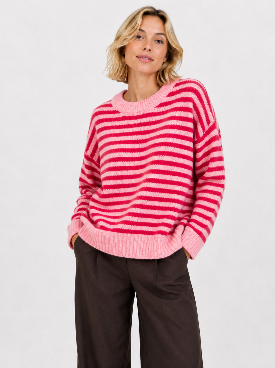 Pull Maille Rayé – Collection Intemporelle AP195