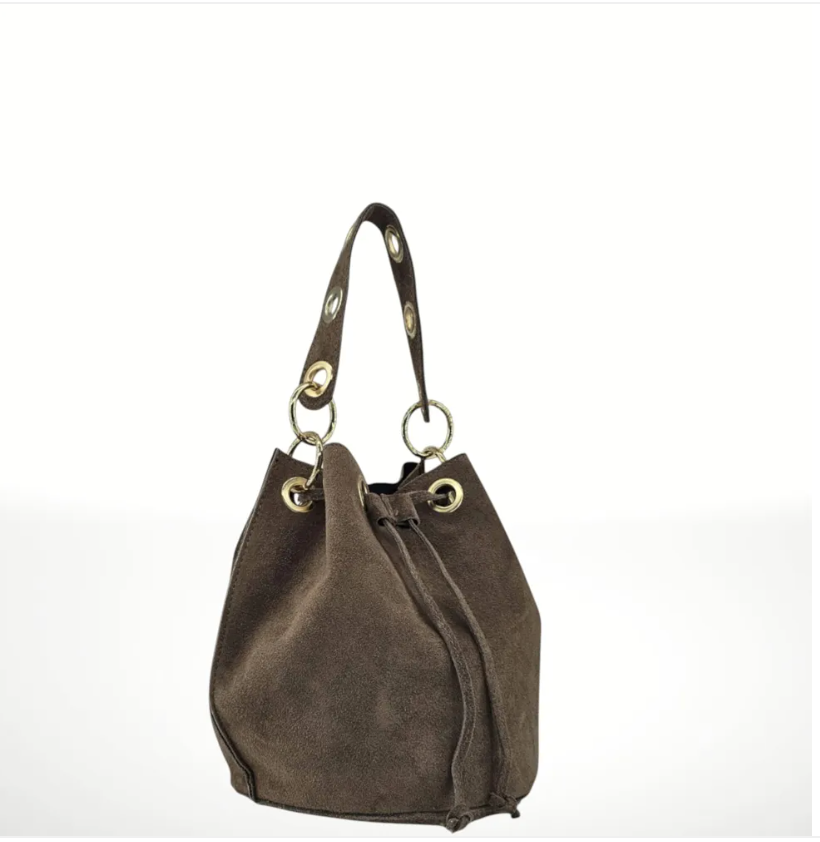 Sac seau en cuir