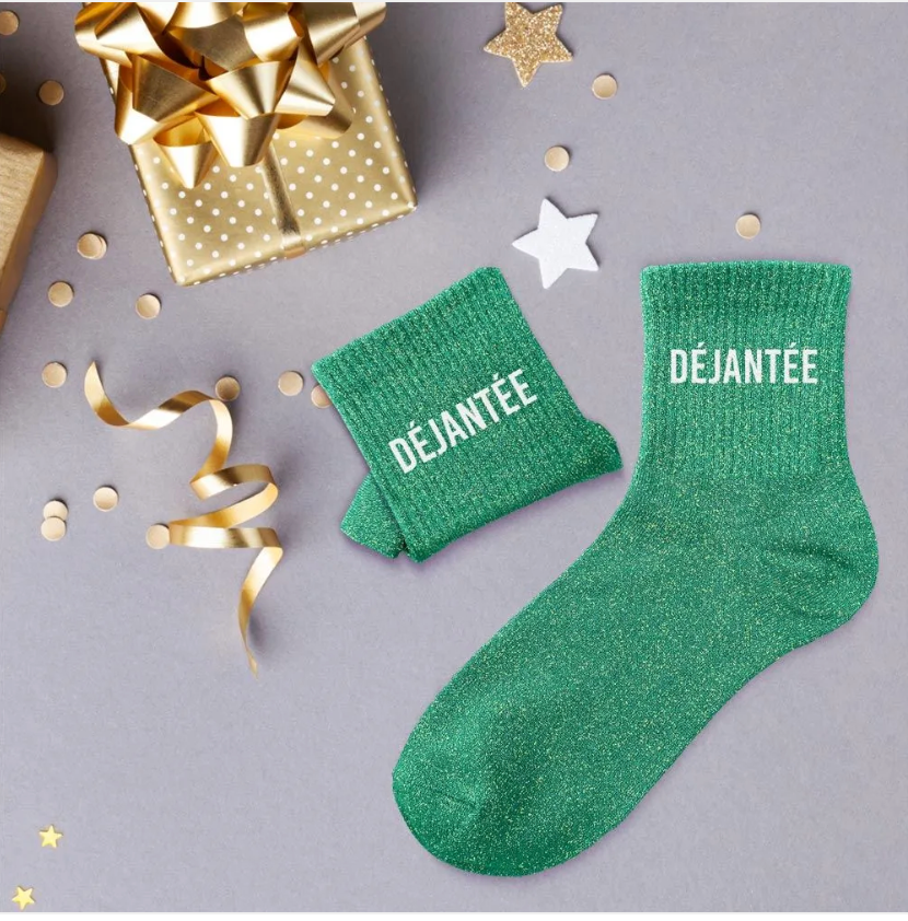 Chaussette à paillettes Déjantée