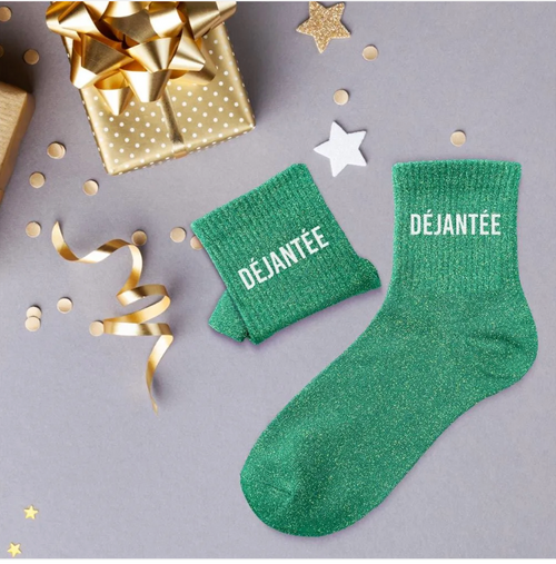 Chaussette à paillettes Déjantée