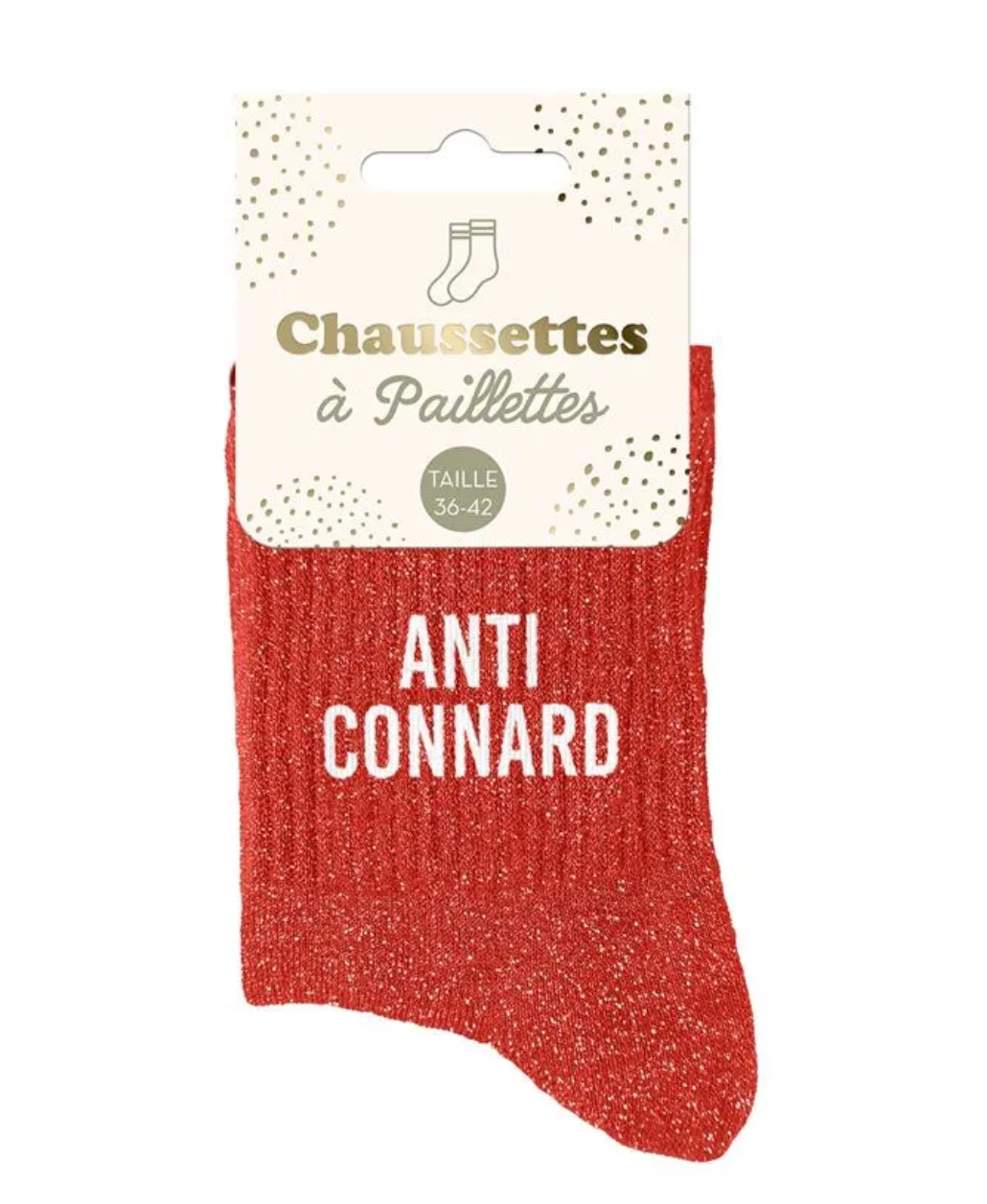 Chaussettes à paillettes Anti Connard