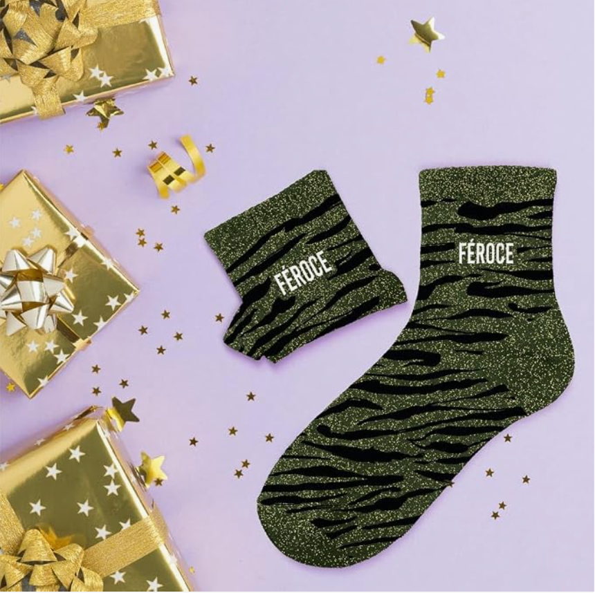 Chaussettes paillettes Féroce