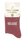 Chaussettes paillettes râleuse