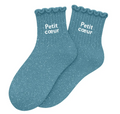 Chaussettes à Paillettes Enfant "Petit Coeur"