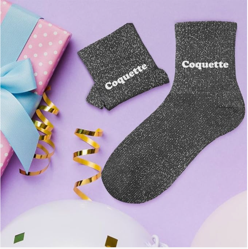 Chaussettes à paillettes Coquette