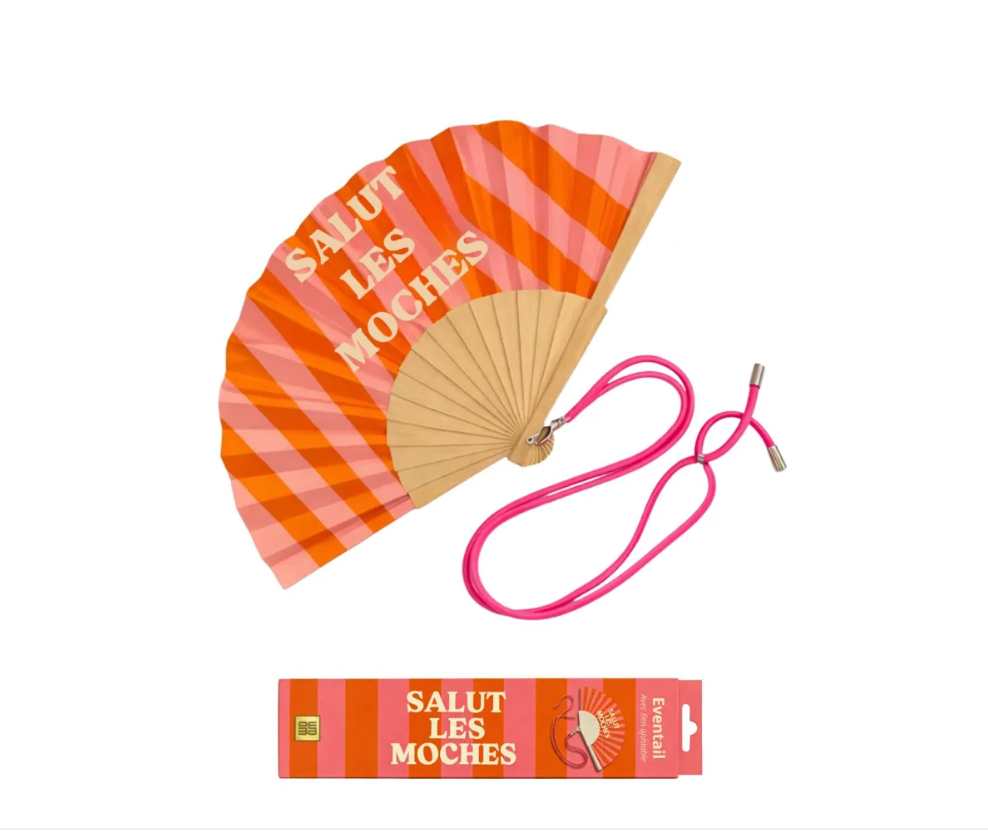 Eventail avec Bandoulière et Boîte Cadeau - Salut Les Moches