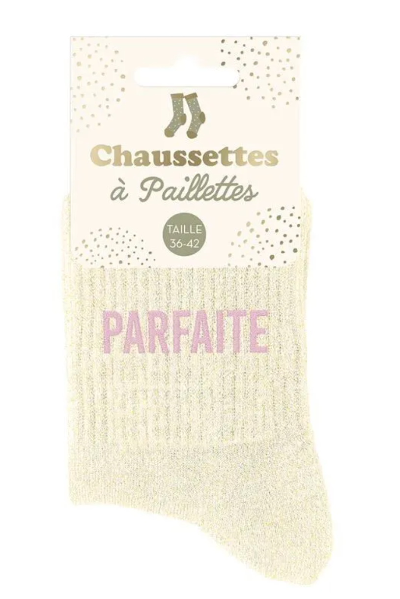 Chaussettes paillettes parfaite