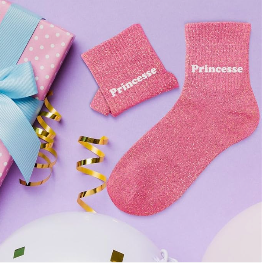Chaussettes à paillettes princesse