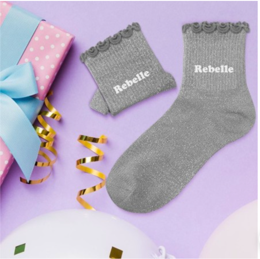 Chaussettes à paillettes Rebelle