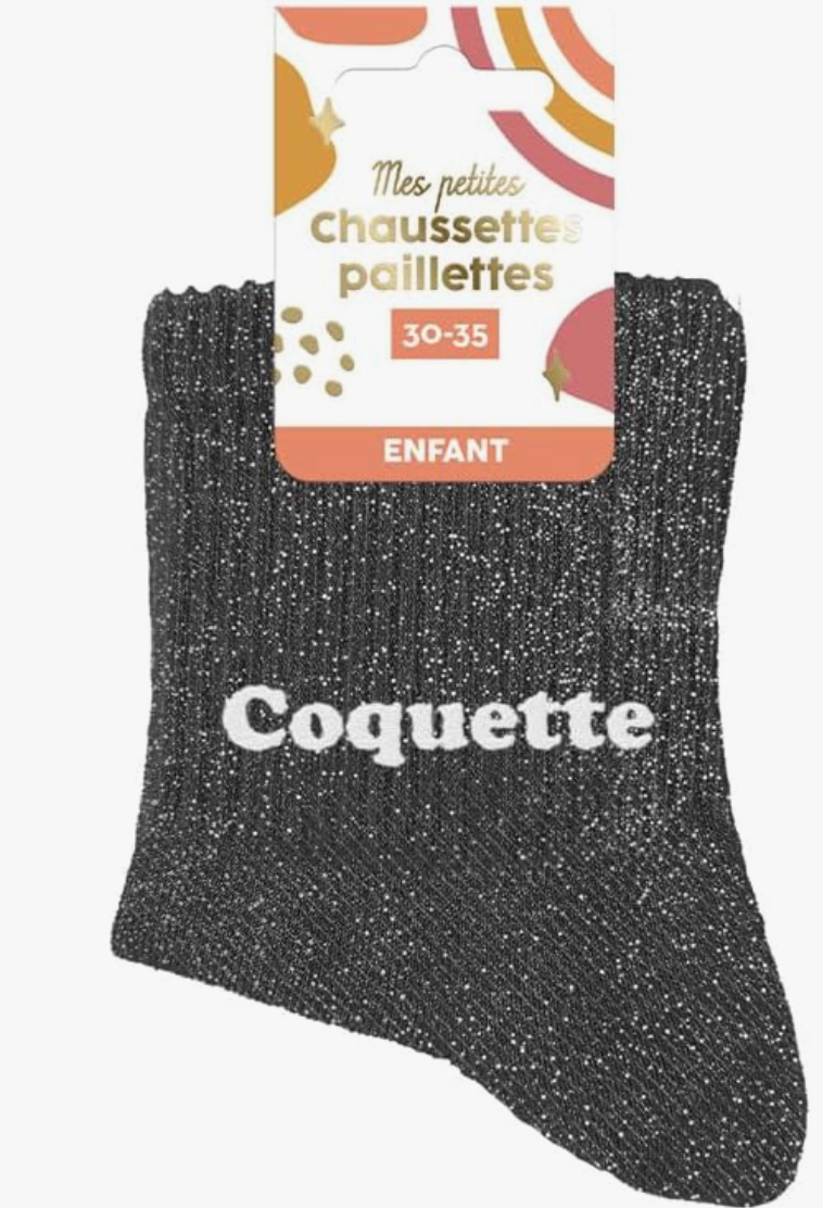 Chaussettes à paillette Coquette