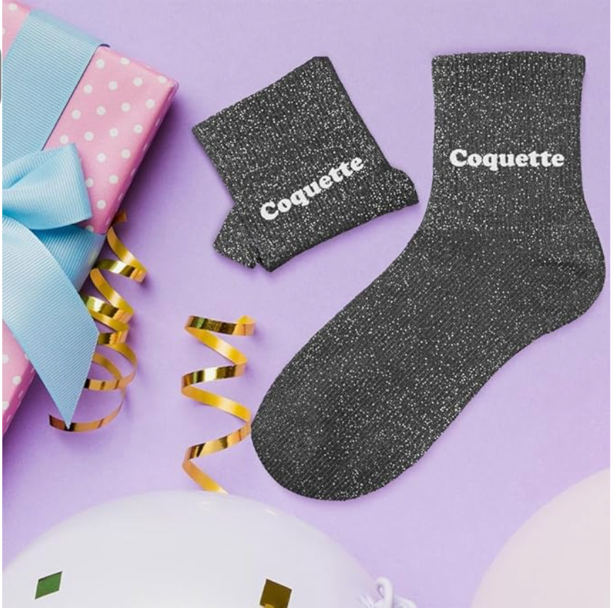 Chaussettes à paillette Coquette