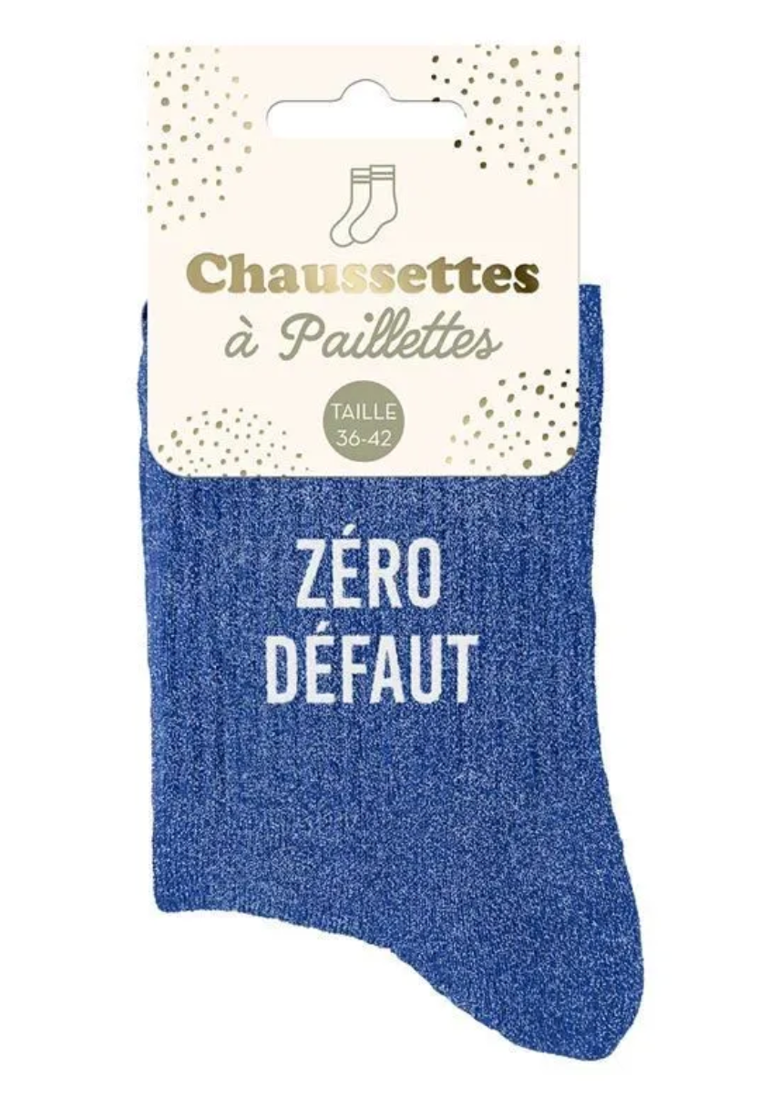 Chaussettes paillettes zero défaut