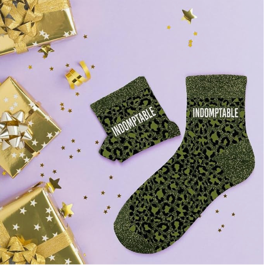 Chaussettes paillettes indomptable