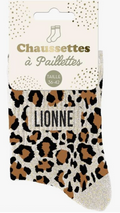 Chaussettes Paillettes Lionne