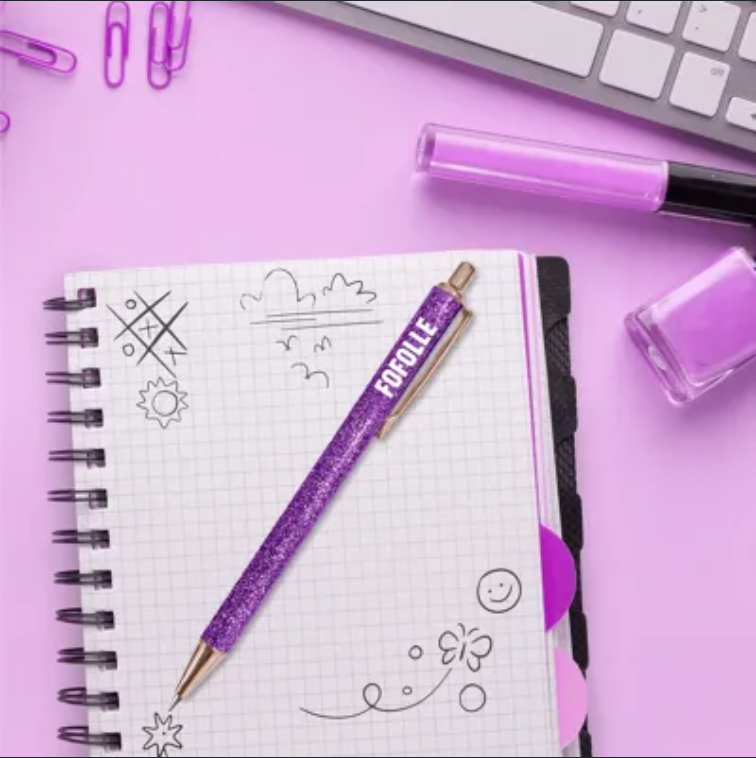 Stylo à Paillettes Mot Fantaisie Déclinaisons: Têtue