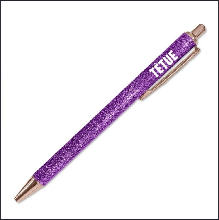 Stylo à Paillettes Mot Fantaisie Déclinaisons: Têtue