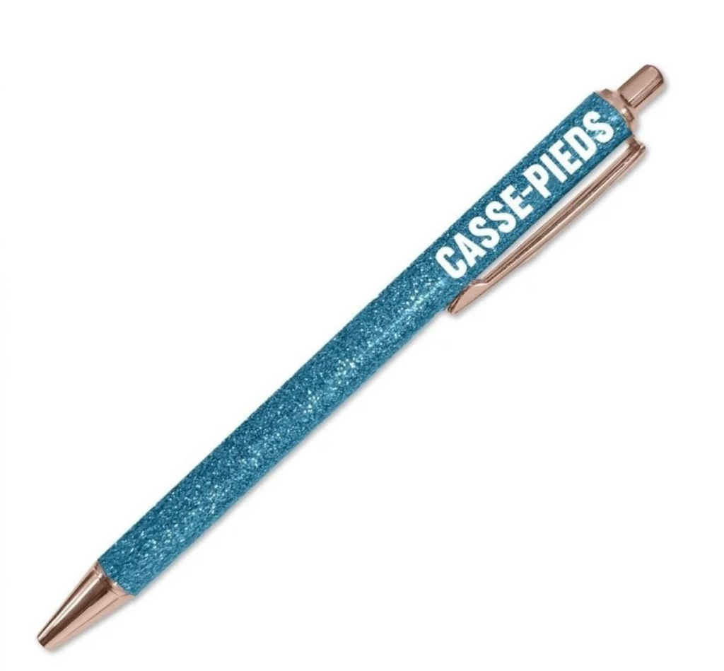 Stylo à Paillettes Mot Fantaisie Déclinaisons: Casse-Pied