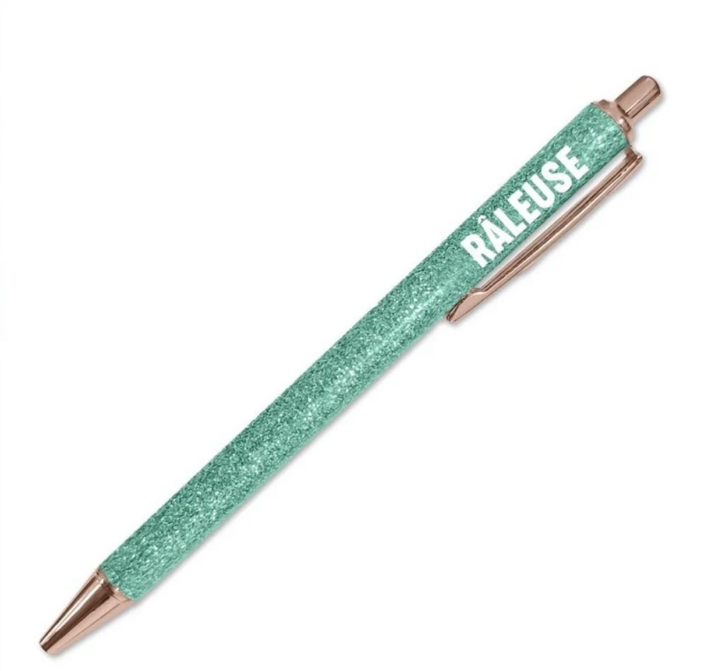 Stylo à Paillettes Mot Fantaisie Déclinaisons: Râleuse