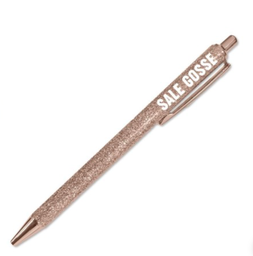 Stylo à Paillettes Mot Fantaisie Déclinaisons: Sale Gosse
