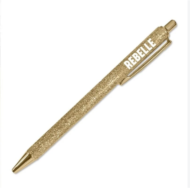 Stylo à Paillettes Mot Fantaisie Déclinaisons: Rebelle