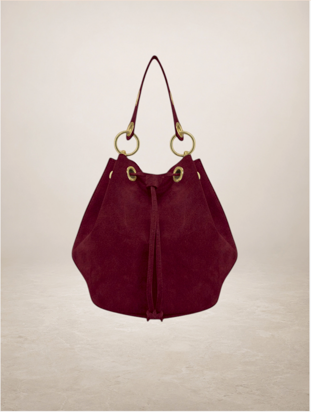 Arlecchino - Sac seau en cuir