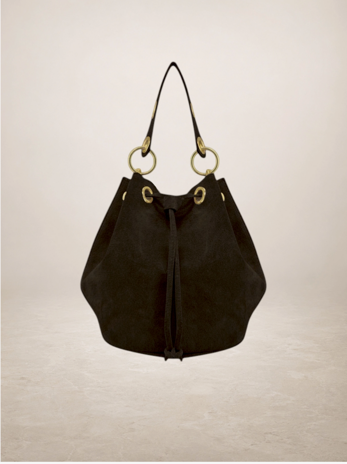Arlecchino - Sac seau en cuir