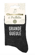 Chaussettes paillettes Grande Gueule