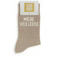 Chaussettes à Paillettes "Mère-Veilleuse" Beige
