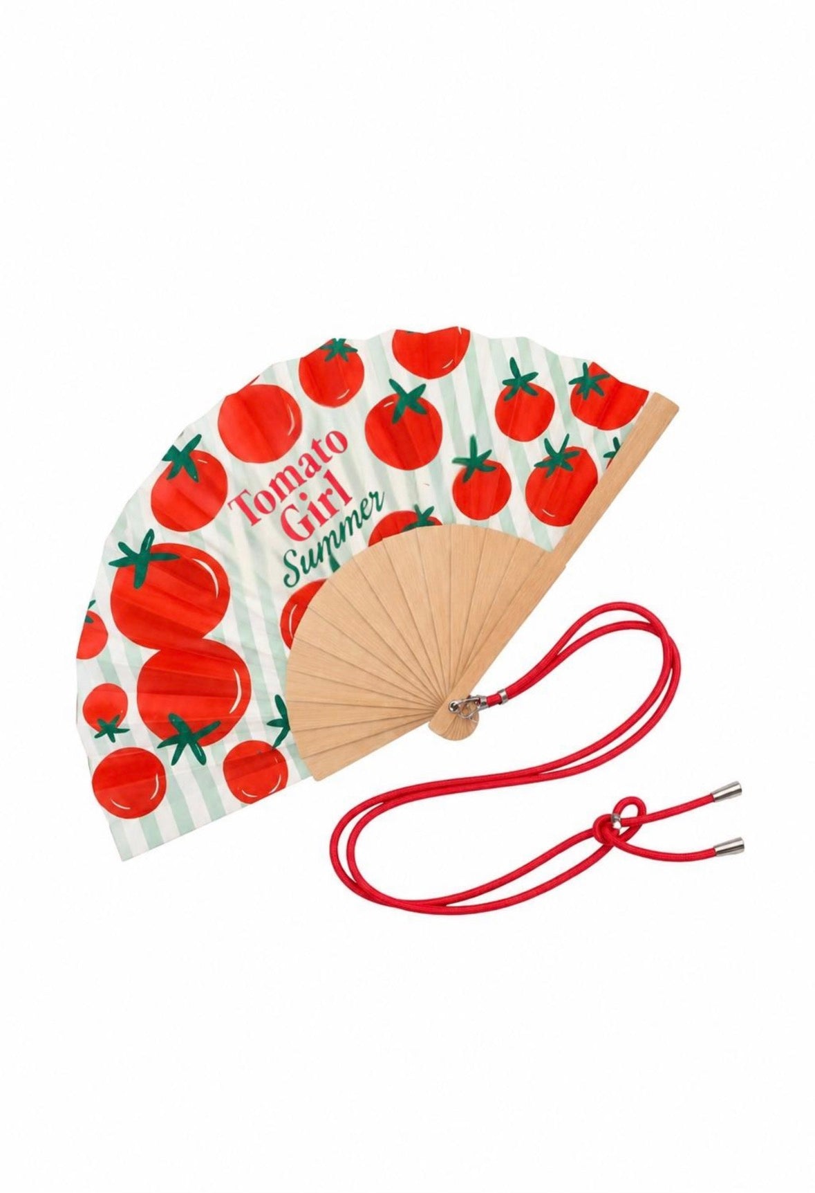 Eventail avec Bandoulière et Boîte Cadeau - Tomato Girl