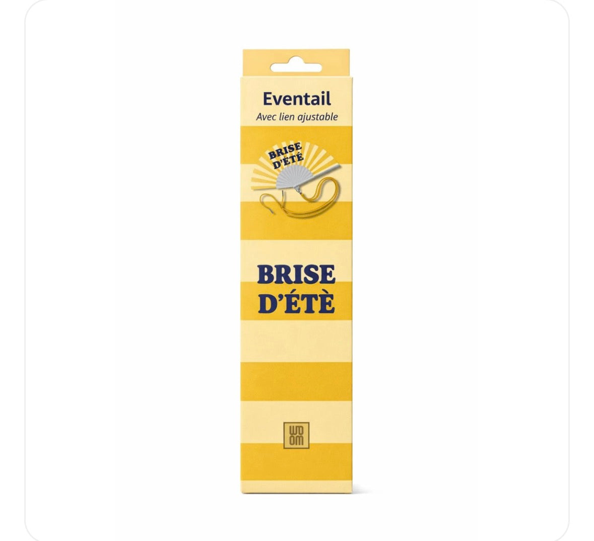 Eventail avec Bandoulière et Boîte Cadeau - Brise d'été