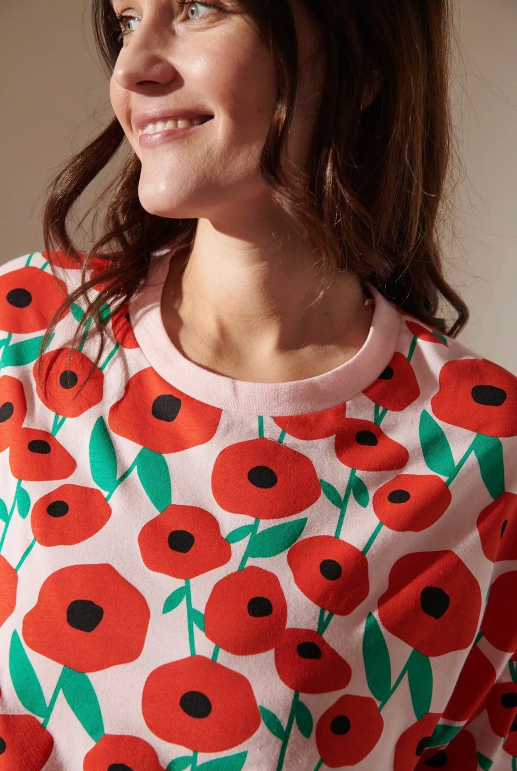 Pyjama Coton BIO - Coquelicot Rose