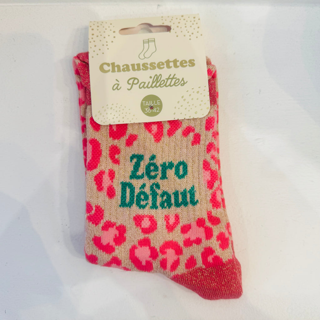 Chaussettes paillettes zero défaut
