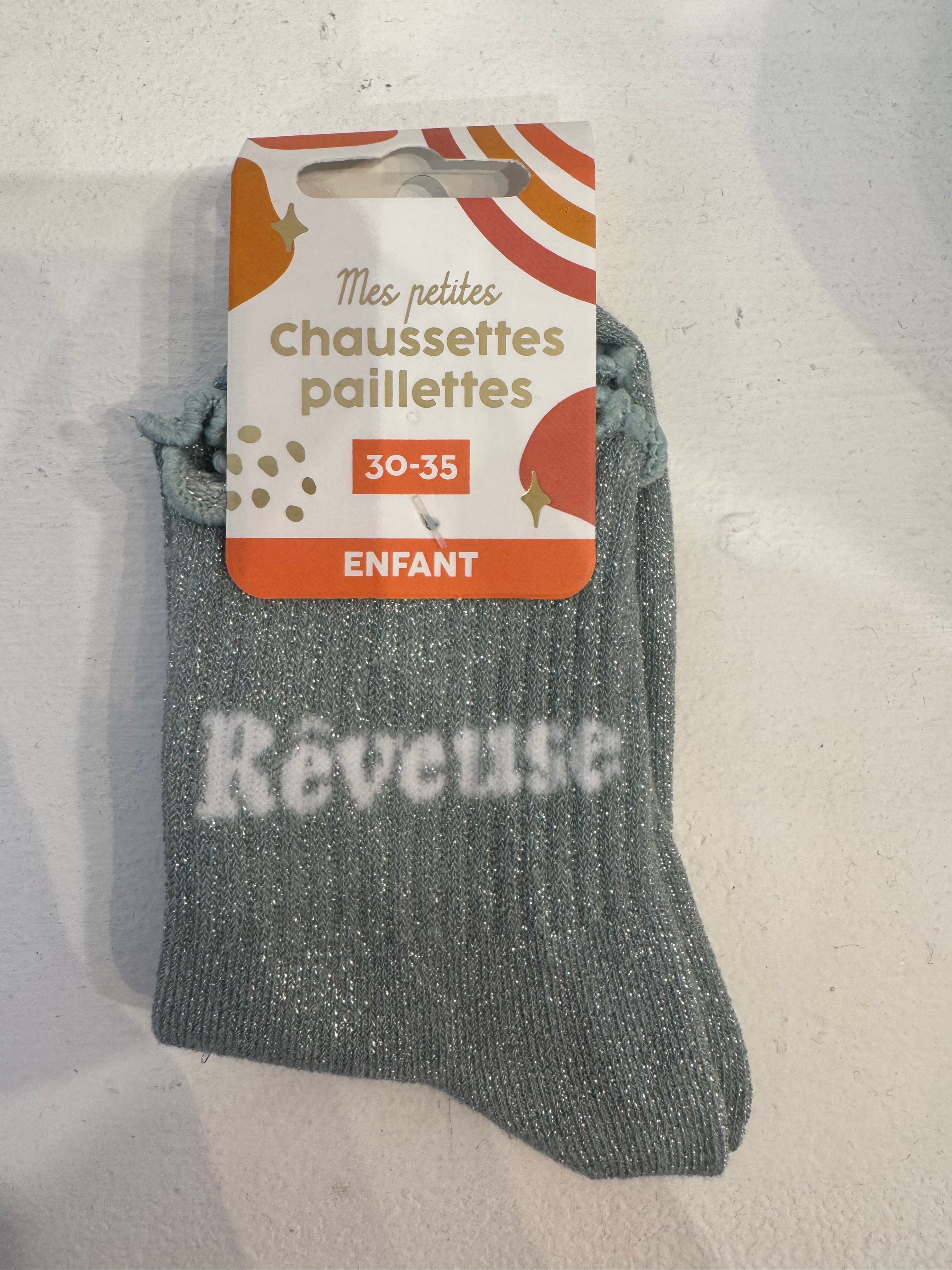 Chaussettes Paillettes Rêveuse
