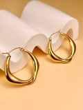 Boucles d’Oreilles Créoles Originales Acier Inoxydable